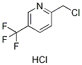 2-(클로로메틸)-5-(트리플루오로메틸)피리딘염산염 구조식 이미지