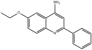 4-아미노-6-에톡시-2-페닐퀴놀린 구조식 이미지
