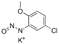 potassium 5-chloro-2-methoxyphenyl-N-nitrosoamide 구조식 이미지