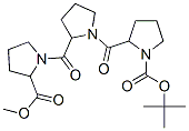 tert-Butyl 2-[(2-([2-(methoxycarbonyl)-1-pyrrolidinyl]carbonyl)-1-pyrr olidinyl)carbonyl]-1-pyrrolidinecarboxylate 구조식 이미지