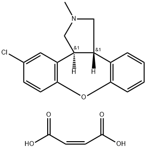 Asenapine Maleate Structure