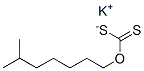 potassium O-isooctyl dithiocarbonate Structure