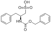s-2-CBz-3-pheylpropane-1-sulfonicacid 구조식 이미지