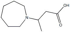 3-(1-AZEPANYL)BUTANOIC ACID Structure