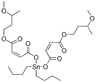 3-methoxybutyl (Z,Z)-12,12-dibutyl-3-methyl-7,10,14-trioxo-2,6,11,13-tetraoxa-12-stannaheptadeca-8,15-dien-17-oate Structure