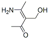 3-Penten-2-one, 4-amino-3-(hydroxymethyl)- (9CI) 구조식 이미지