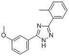 5-(3-Methoxyphenyl)-3-(m-tolyl)-1H-1,2,4-triazole 구조식 이미지