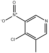 4-Chloro-3-Methyl-5-nitro-pyridine Structure