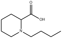 N-BUTYL-2-PIPERIDINE CARBOXYLIC ACID Structure