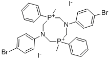 1,3-Di-p-bromophenyl-3,7-diphenyl-3,7-dimethyl-1,5-diaza-3,7-diphospho niacyclooctane 2I Structure