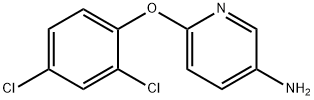 6-(2,4-DICHLOROPHENOXY)PYRIDIN-3-AMINE, 97 구조식 이미지