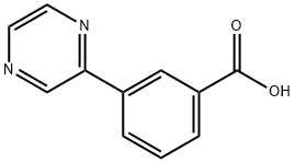 3-(PYRAZIN-2-YL)BENZOIC ACID Structure