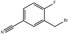 3-(BROMOMETHYL)-4-FLUOROBENZONITRILE Structure