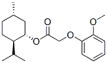 [1R-(1alpha,2beta,5alpha)]-5-methyl-2-(1-methylethyl)cyclohexyl (2-methoxyphenoxy)acetate Structure