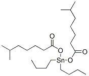 dibutylbis[(1-oxoisooctyl)oxy]stannane Structure