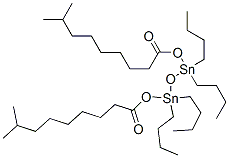 1,1,3,3-테트라부틸-1,3-비스[(1-옥소이소데실)옥시]디스탄옥산 구조식 이미지