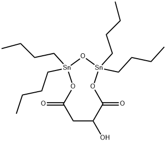 2,2,4,4-tetrabutyl-7-hydroxy-1,3,5,2,4-trioxadistannonane-6,9-dione Structure