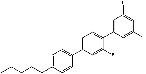 2',3,5-Trifluoro-4''-propyl-1,1':4',1''-Terphenyl 구조식 이미지