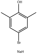 sodium 4-bromo-2,6-xylenolate Structure