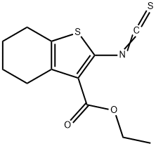 ETHYL 2-ISOTHIOCYANATO-4,5,6,7-TETRAHYDRO-1-BENZOTHIOPHENE-3-CARBOXYLATE Structure