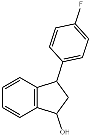 3-(4-fluorophenyl)indan-1-ol Structure