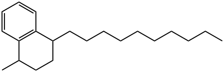 1-decyl-1,2,3,4-tetrahydro-4-methylnaphthalene 구조식 이미지