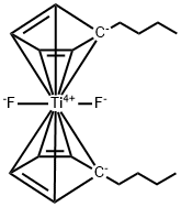 BIS(BUTYLCYCLOPENTADIENYL)DIFLUOROTITANIUM (IV) Structure