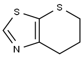 5H-티오피라노[3,2-d]티아졸,6,7-디하이드로- 구조식 이미지