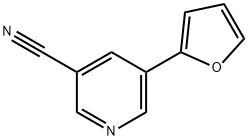 5-(푸란-2-일)피리딘-3-카르보니트릴 구조식 이미지