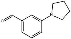 3-피롤리딘-1-일벤잘데하이드 구조식 이미지