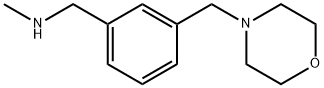 N-METHYL-N-[3-(MORPHOLIN-4-YLMETHYL)BENZYL]AMINE 구조식 이미지