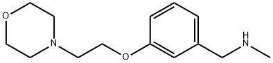 N-METHYL-N-[3-(2-MORPHOLIN-4-YLETHOXY)BENZYL]AMINE Structure