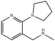 N-METHYL-N-[(2-PYRROLIDIN-1-YLPYRIDIN-3-YL)METHYL]아민 구조식 이미지