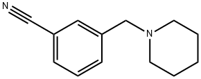 3-(piperidin-1-ylmethyl)benzonitrile 구조식 이미지