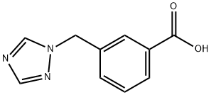 3-(1H-1,2,4-TRIAZOL-1-YLMETHYL)BENZOIC ACID Structure