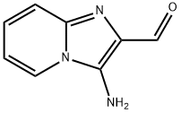 이미다조[1,2-a]피리딘-2-카르복스알데히드,3-아미노- 구조식 이미지