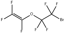 2-BROMOTETRAFLUOROETHYL TRIFLUOROVINYL ETHER 구조식 이미지