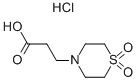1-DIXOIDE-4-THIOMORPHOLINEPROPANOIC ACID HYDROCHLORIDE Structure