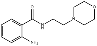 2-아미노-N-[2-(4-모폴리닐)에틸]벤즈아미드 구조식 이미지