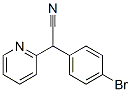 알파-(4-브로모페닐)피리딘-2-아세토니트릴 구조식 이미지