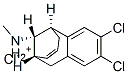 (5alpha,9alpha,11S*)-[2,3-dichloro-5,6,9,10-tetrahydro-5,9-methanobenzocycloocten-11-yl]methylammonium chloride 구조식 이미지
