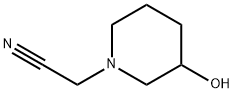 2-(3-히드록시피페리딘-1-일)아세토니트릴 구조식 이미지