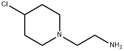 1-PIPERIDINEETHANAMINE,4-CHLORO- Structure