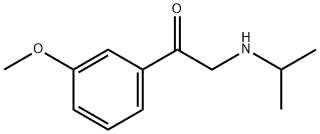 2-ISOPROPYLAMINO-1-(3-METHOXY-PHENYL)-ETHANONE 구조식 이미지