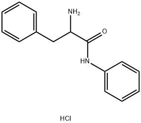 2-Amino-N,3-diphenylpropanamide hydrochloride Structure