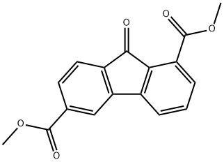 9-옥소-9H-플루오렌-1,6-디카르복실산디메틸에스테르 구조식 이미지