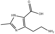 1H-Imidazole-5-carboxylic  acid,  4-(2-aminoethyl)-2-methyl- 구조식 이미지