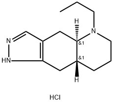 (-)-QUINPIROLE HYDROCHLORIDE 구조식 이미지