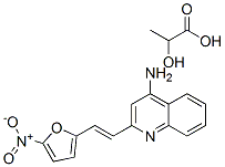 2-(5-NITRO-2-FURYLVINYL)-4-AMINO-QUINOLINE-LACTATE Structure