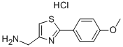 C-[2-(4-METHOXY-PHENYL)-THIAZOL-4-YL]-메틸아민염화물 구조식 이미지